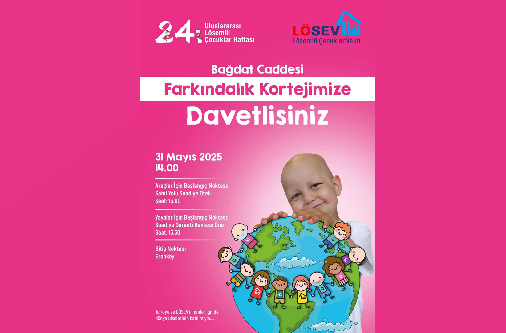 “Bütün dünyada lösemili çocuklar eşittir”